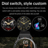 R6 1.32-Inch TWS 2-In-1 Bluetooth Headset Smart Watch, Heart Rate / Blood Oxygen Monitoring(Black Silicon)
