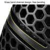 SULAITE Cycling Honeycomb Breathable Heat Dissipation Motorcycle Adjustable Protective Gear, Style: 2pcs /Set Knee Pads
