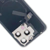 iPhone 15 Pro Max Glass Back Cover, Wireless Charging, White