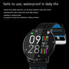 Q88 Smart Watch IP68 Waterproof Men Sports Smartwatch Android Bluetooth Watch Support Heart Rate / Call Reminder / Pedometer / Sleep Monitoring / Tracker(Black Red)