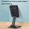 15W Desktop Wireless Charging Rotating Phone Holder Lazy Tablet Folding Lifting Bracket(Black)