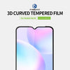 For Xiaomi Redmi 9A / Redmi 9C PINWUYO 9H 3D Curved Full Screen Explosion-proof Tempered Glass Film(Black)