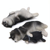 Cute Kawaii Sleeping Pet Figurine Collection Decoration Fridge Magnet Black Bear