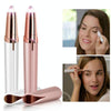 Multifunction Lipstick Eyebrow Trimmer Face Brows Hair Remover Electric Shaver Painless Eye Brow Epilator(Gold)