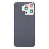 iPhone 15 Pro Max Glass Back Cover Black with Lens Cover