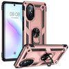 For Huawei nova 8 Shockproof TPU + PC Phone Case with 360 Degree Rotating Holder(Rose Gold)