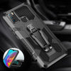 For Infinix Note7 Lite / Hot 9 Machine Armor Warrior Shockproof PC + TPU Protective Case(Black)