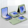 For Samsung Galaxy Z Flip6 Hinge MagSafe PC Full Coverage Phone Case(Green)