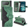 For Asus ROG Phone 6 Stitching Horizontal Flip Leather Phone Case(Green)
