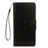 Embossed Butterfly Pattern Horizontal Flip Leather Case with Card Slot & Holder & Wallet & Lanyard For Galaxy Note9(Black)
