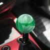 Car Modified Marble Star Gear Head Shifter Cover with Adapter (Green)