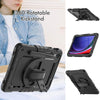 For Samsung Galaxy Tab S9 / S9 FE Silicone + PC Tablet Case(Black)